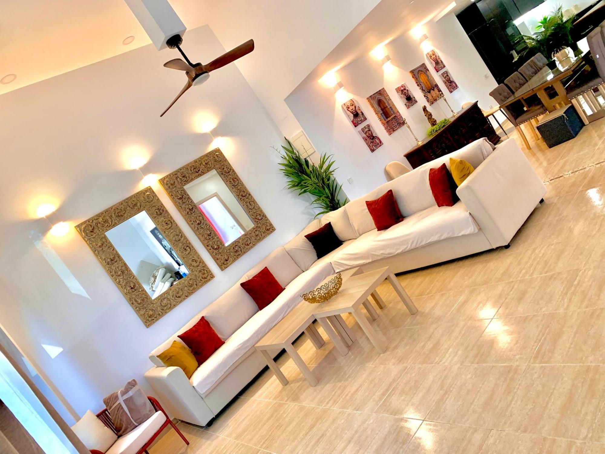 Amplia Vivienda New Para12 Pers A 4 Min Caminando De Playa Con Terraza, Piscina Com, Wifi, Ventiladores De Techo, Lavavajillas Roquetas de Mar Exteriér fotografie
